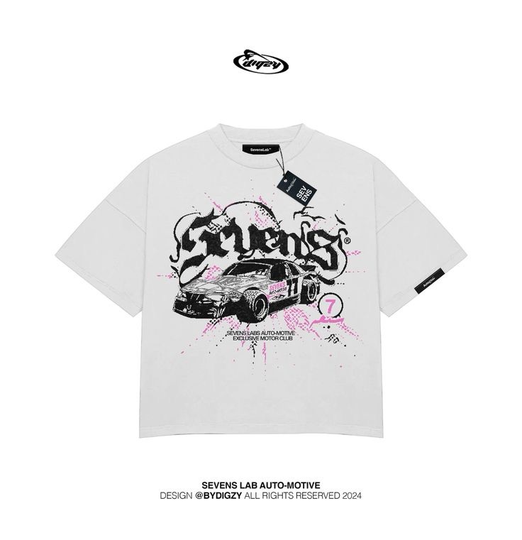 Sevens Lab Auto-Motive graphic t-shirt designed by Digzy