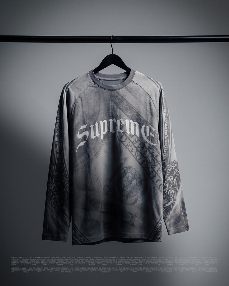 Supreme long-sleeve jersey concept design by Digzy