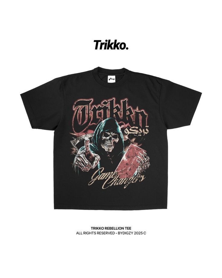 Trikko Rebellion graphic t-shirt designed by Digzy